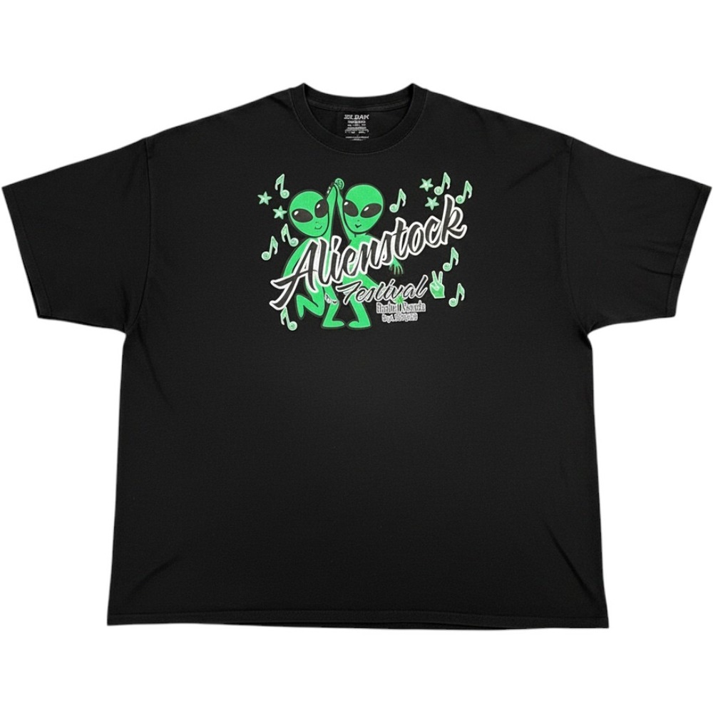 Gildan DryBlend Alienstock Festival 2019 T-Shirt Mens 3XL Black Rachel Nevada